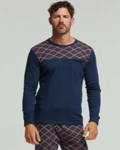 Pigiama lungo cotone interlock Tocai