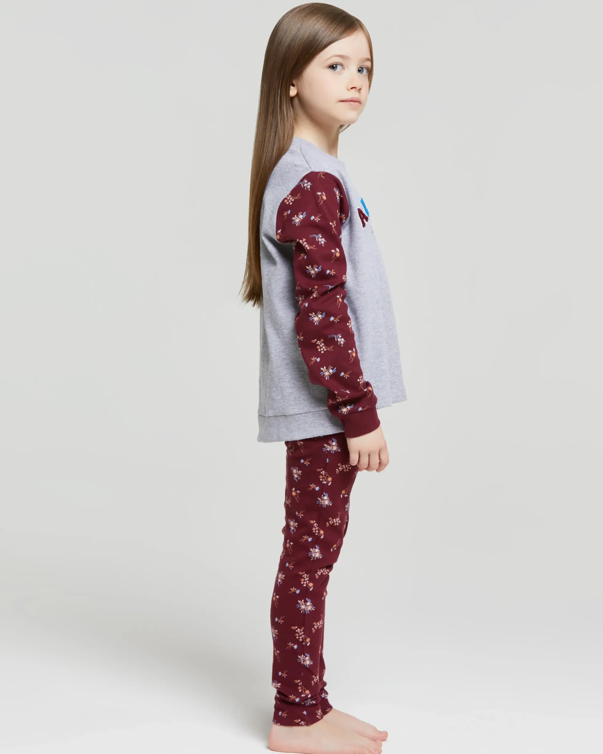 Pigiama lungo cotone interlock Andromeda