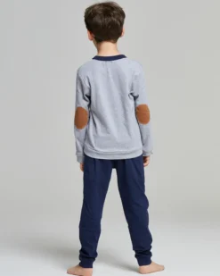 PIGIAMA LUNGO COTONE INTERLOCK RIBOLLA