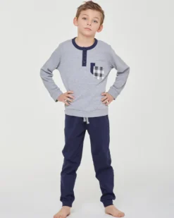 Pigiama lungo cotone interlock Willy