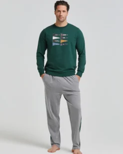 Pigiama lungo cotone York