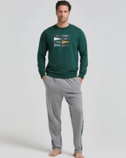 Pigiama lungo cotone York