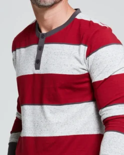 Pigiama lungo jersey di cotone e interlock Foppolo