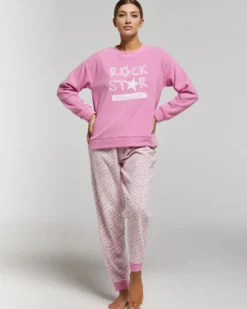 Pigiama lungo micropolar Pamela