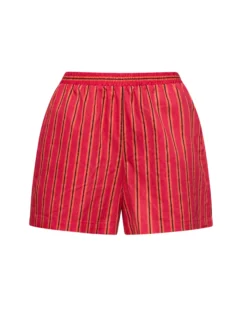 Pompea x Silvian Heach shorts con fantasia rigata