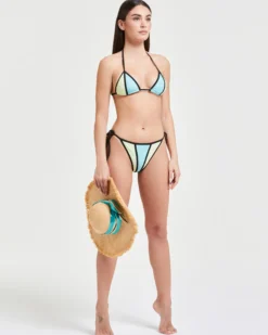 Pompea x Silvian Heach slip con lacci laterali