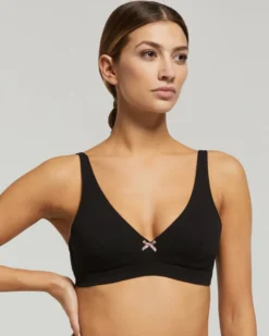Reggiseno ferretto cotone con fiocco