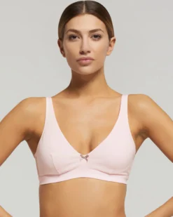 Reggiseno ferretto cotone con fiocco
