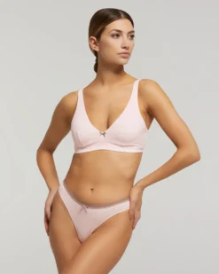 Reggiseno ferretto cotone con fiocco