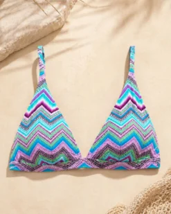 Reggiseno triangolo a vela Chevron