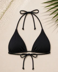 Reggiseno triangolo con coppe removibili