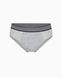 Slip bimbo in cotone organico con elastico a righe
