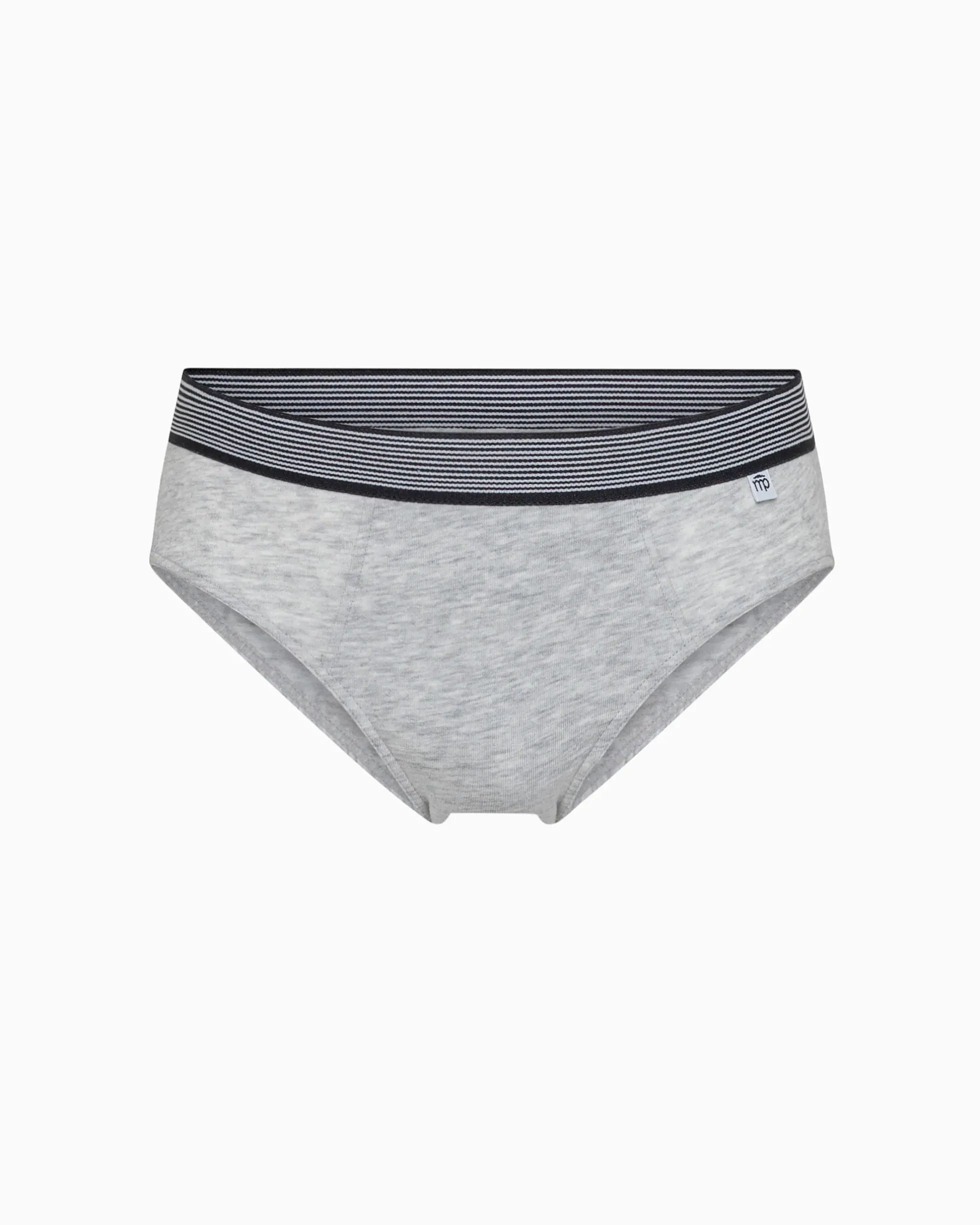 Slip bimbo in cotone organico con elastico a righe