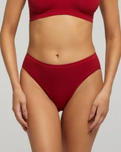 Slip seamless donna con tassello immagliato