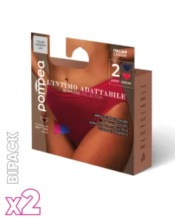 Slip seamless donna con tassello immagliato X2