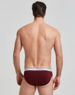 Slip uomo cotone con elastico a vista logato