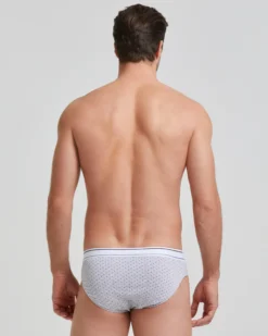 Slip uomo cotone con fantasia a pois