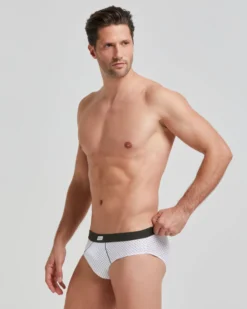Slip uomo cotone motivo a pois