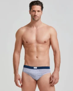 Slip uomo cotone motivo cravatteria