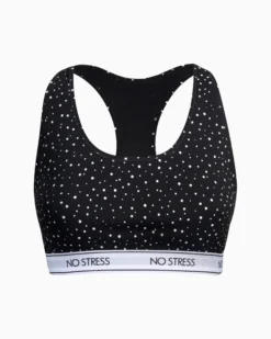 Top no stress cotone pois