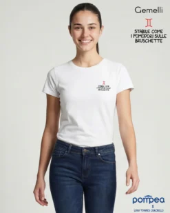 T-shirt donna "Gemelli" by Luigi Torres Cerciello