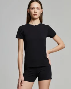 T-shirt donna no stress slim fit cotone
