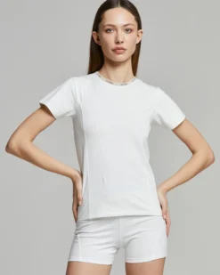 T-shirt donna no stress slim fit cotone