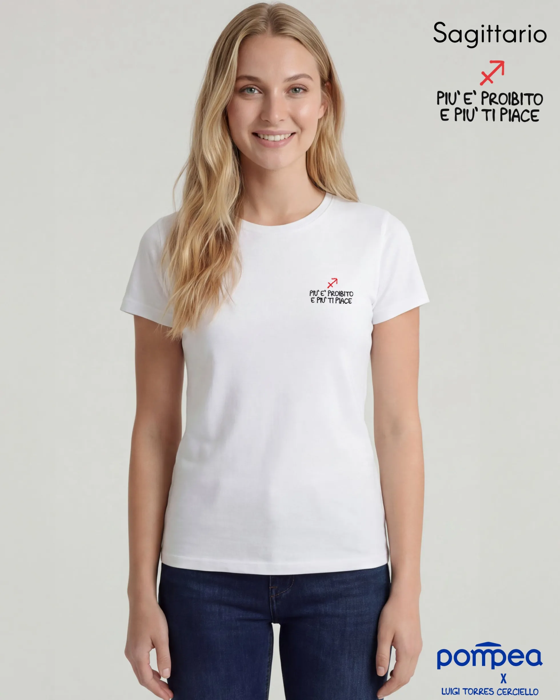 T-shirt donna "Sagittario" by Luigi Torres Cerciello
