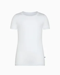 T-shirt girocollo bimbo in cotone organico