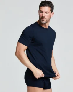 T-Shirt girocollo in cotone organico Cotton Planet vestibilità comfort