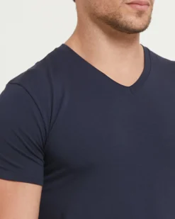T-Shirt scollo V no stress cotone modal