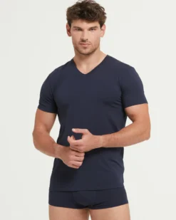 T-Shirt scollo V no stress cotone modal