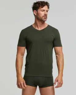 T-Shirt scollo V no stress cotone modal