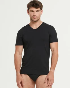 T-Shirt scollo V no stress cotone modal