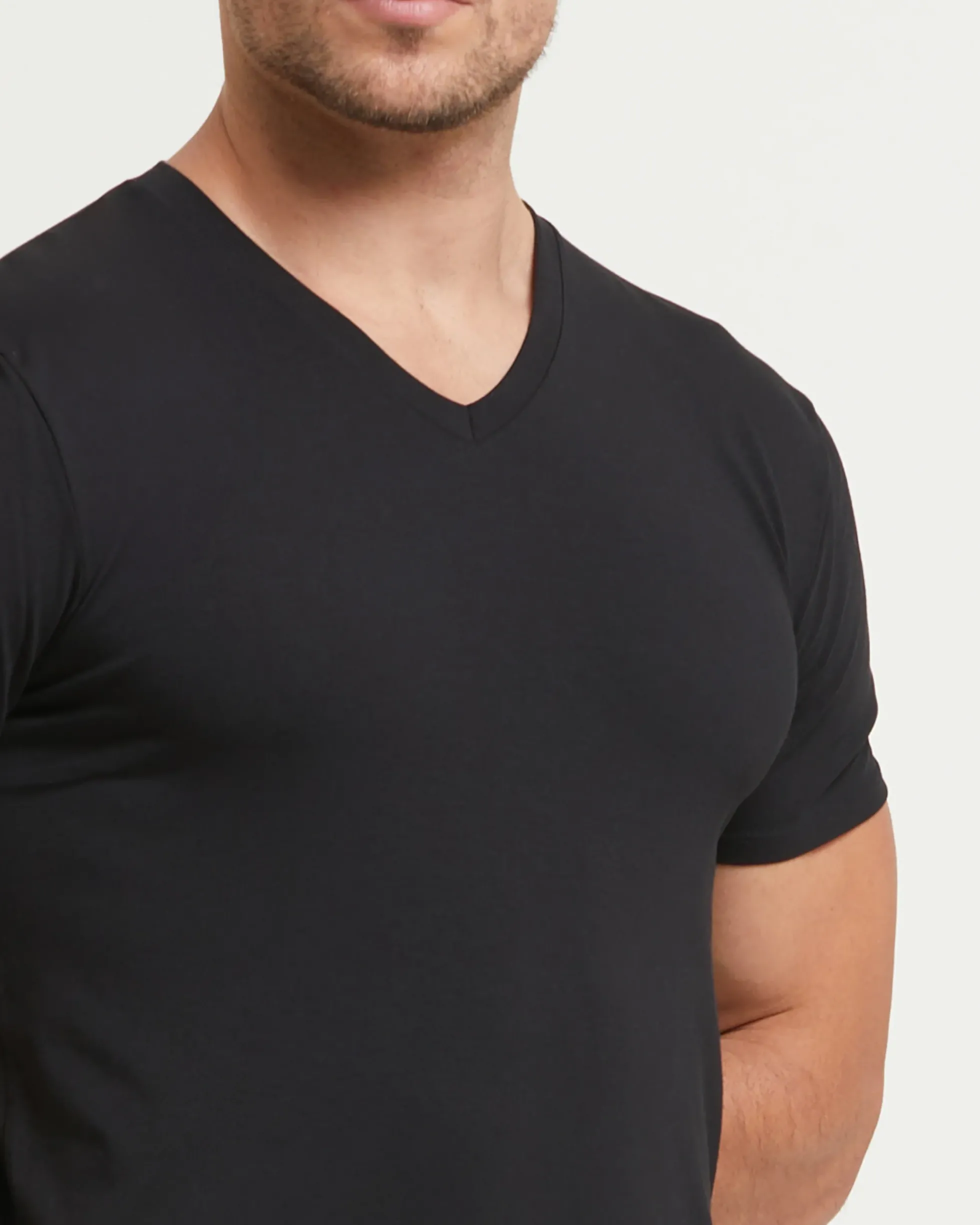 T-Shirt scollo V no stress cotone modal