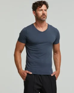 T-Shirt scollo V seamless