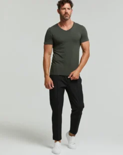 T-Shirt scollo V seamless