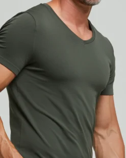 T-Shirt scollo V seamless
