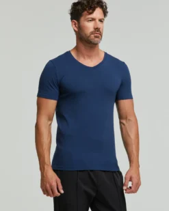 T-Shirt scollo V seamless