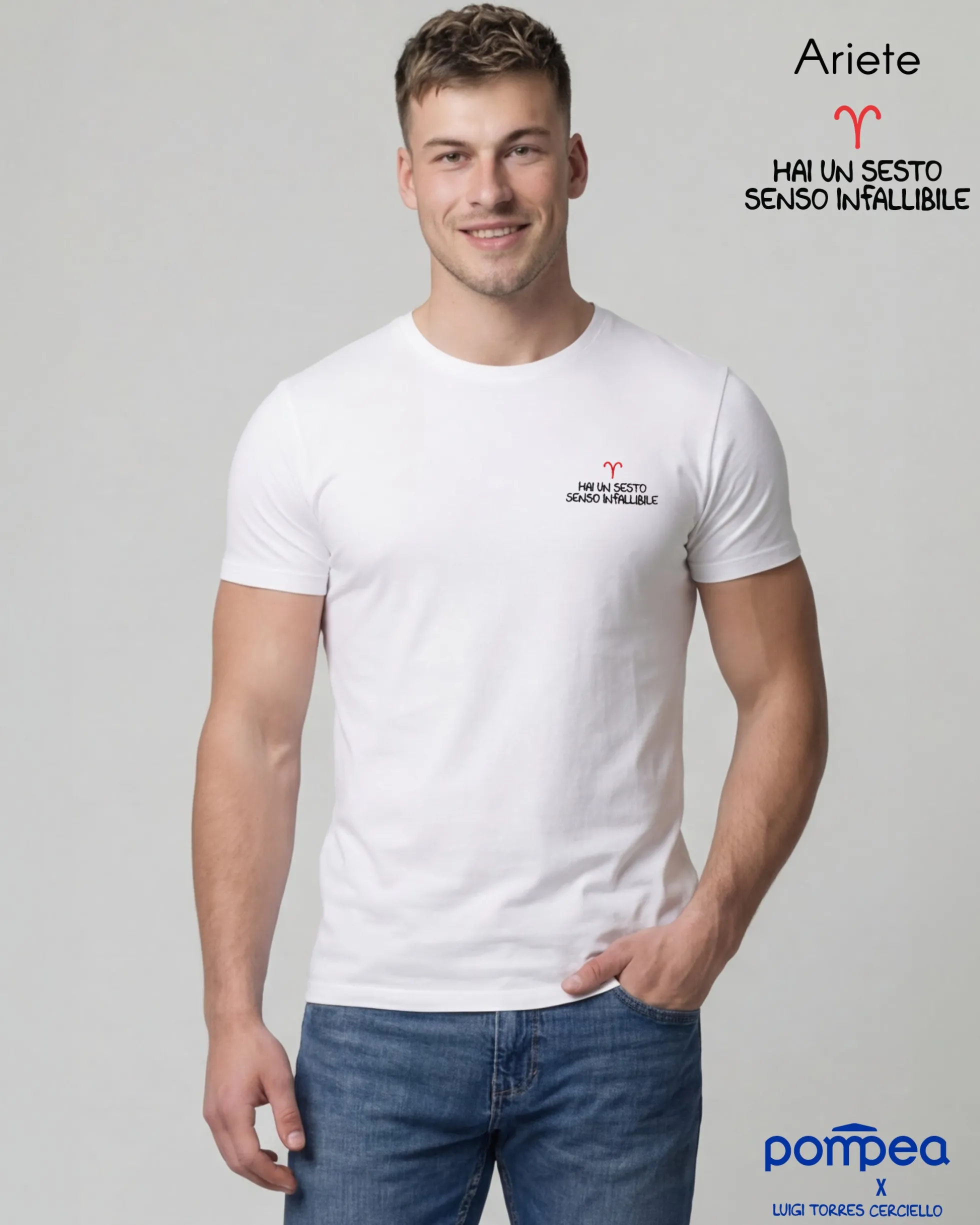 T-shirt uomo "Ariete" by Luigi Torres Cerciello