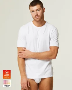 T-shirt uomo manica corta caldo cotone