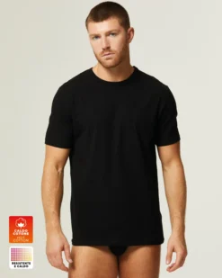 T-shirt uomo manica corta caldo cotone